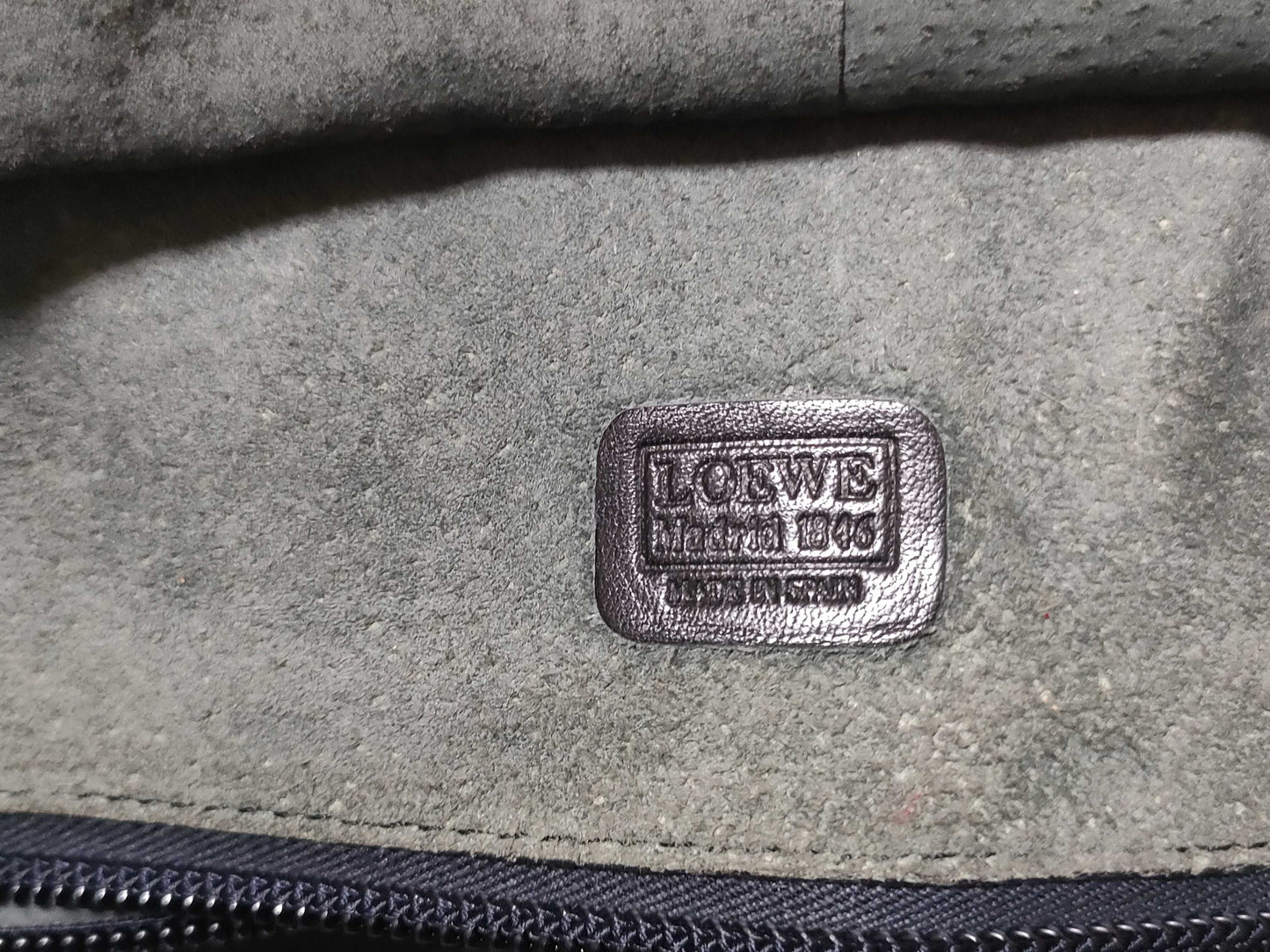 LOEWE Anagram Leather Boston Bag Business Bag