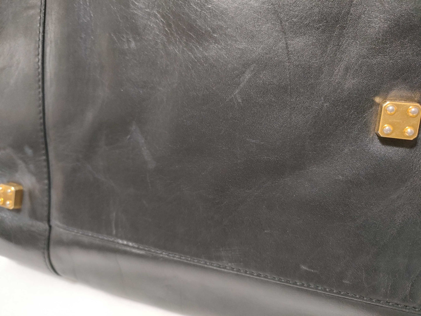 LOEWE Anagram Leather Boston Bag Business Bag