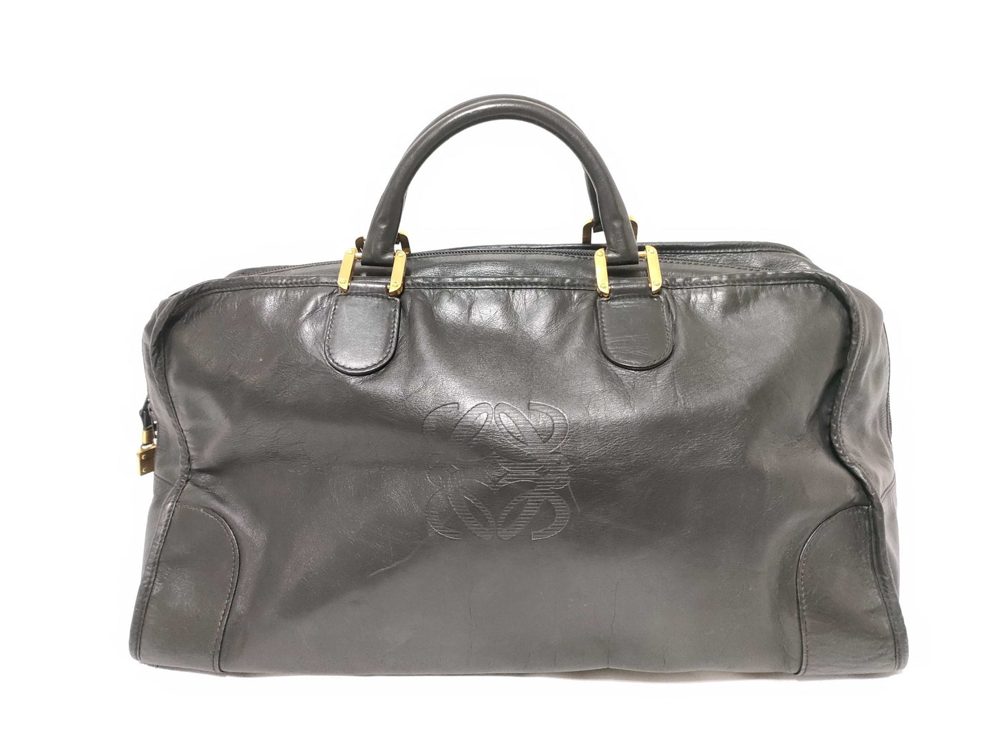 LOEWE Anagram Leather Boston Bag Business Bag