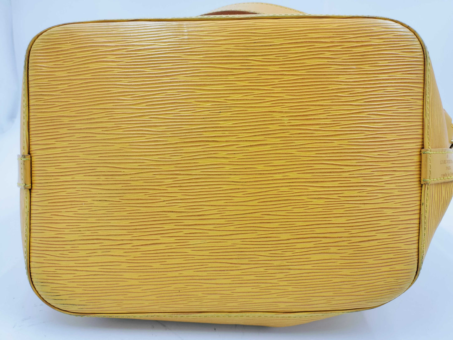LOUIS VUITTON Epi Petit Noe Yellow Handbag