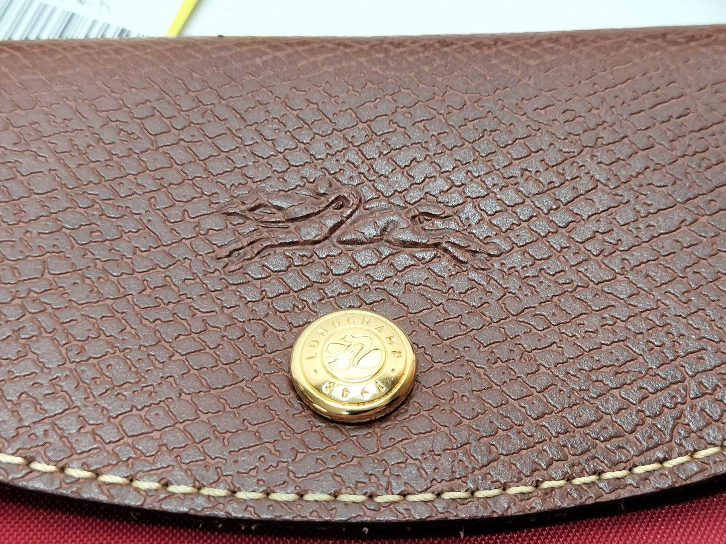 LONG CHAMP Pliage M Red Tote Bag