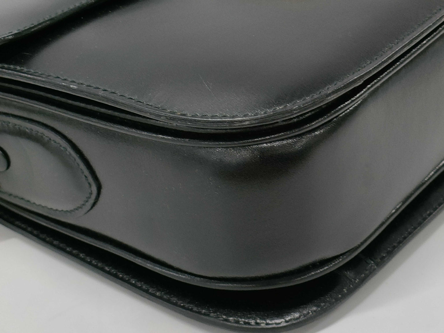 CELINE Carriage Hardware Leather Shoulder Bag