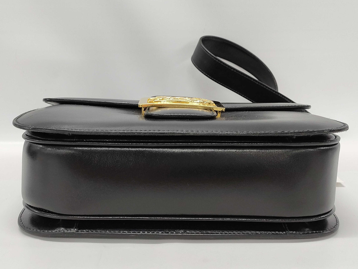 CELINE Carriage Hardware Leather Shoulder Bag