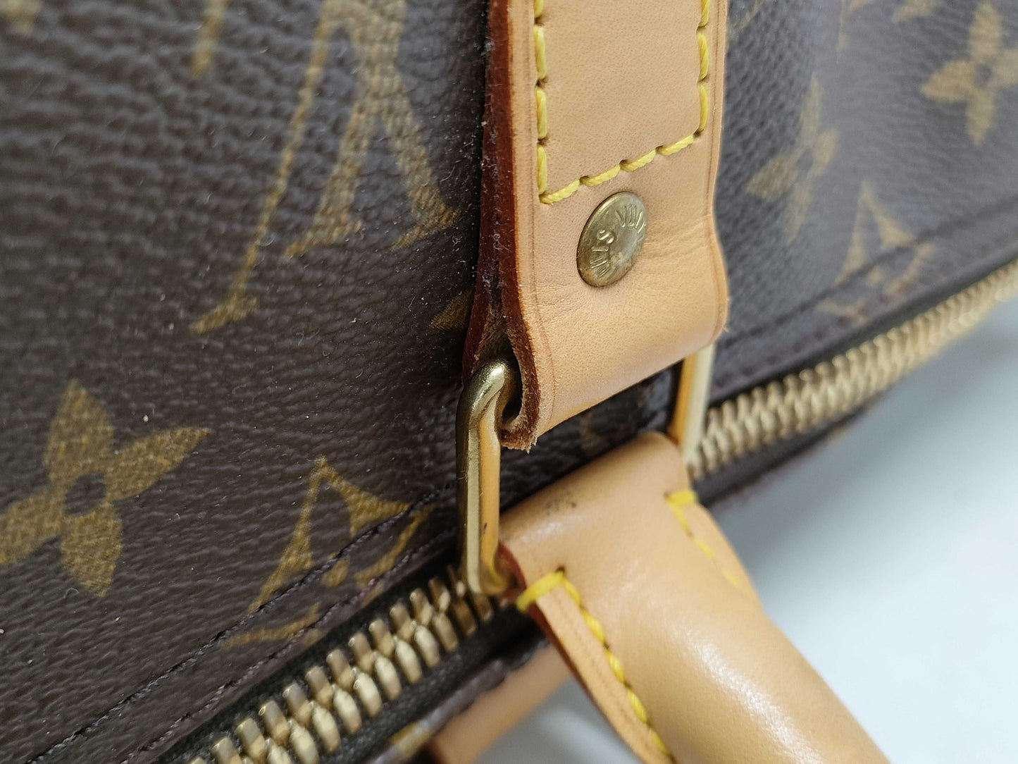 LOUIS VUITTON Monogram M41416 Keepall Bandouliere 50 Boston Bag