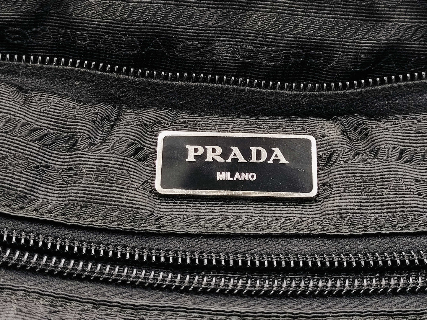 PRADA nylon briefcase Boston bag