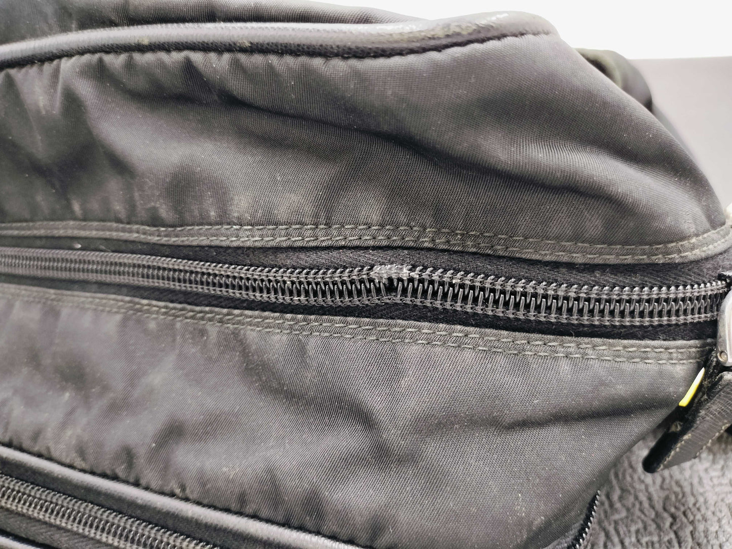PRADA nylon briefcase Boston bag