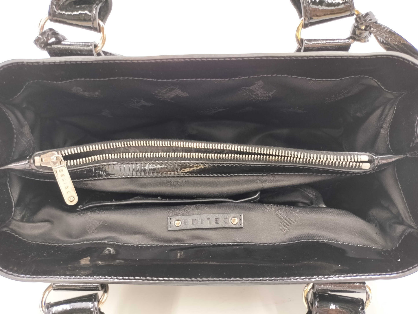 CELINE Enamel Boogie Bag Handbag