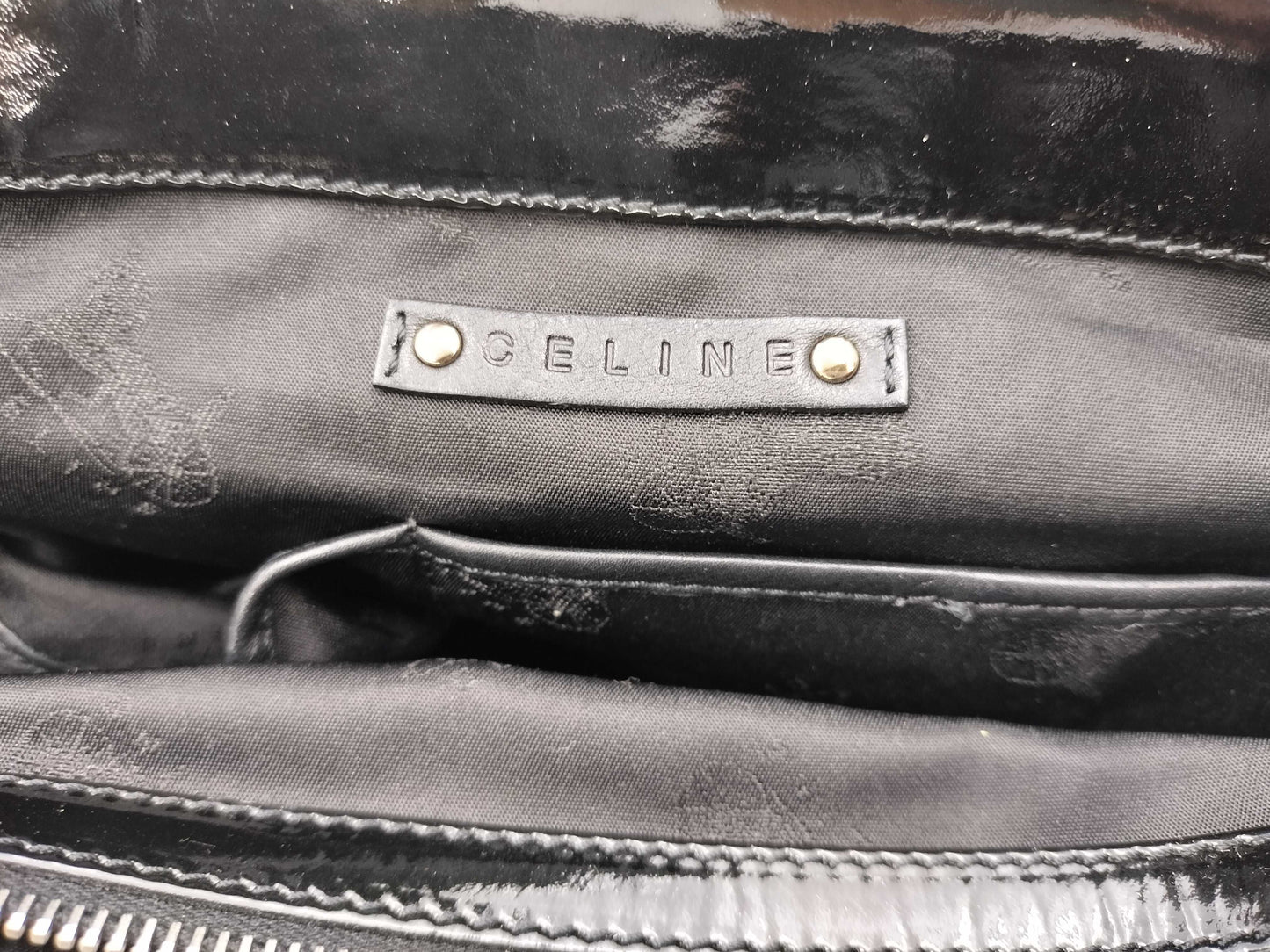 CELINE Enamel Boogie Bag Handbag