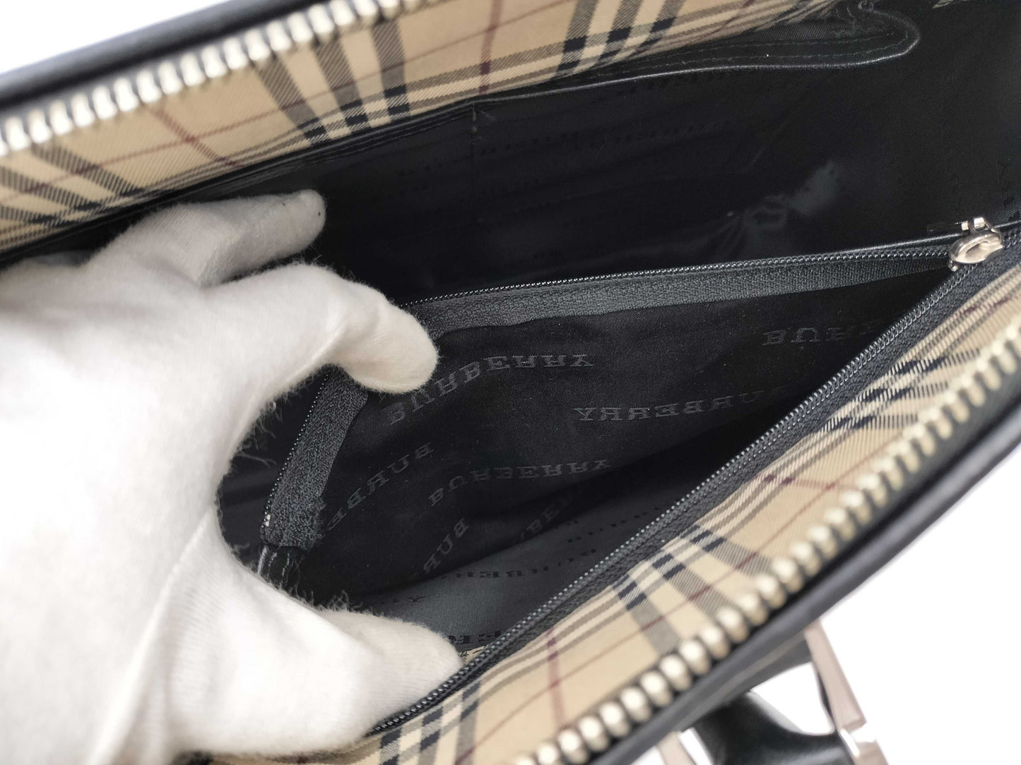 BURBERRY 2-way business bag