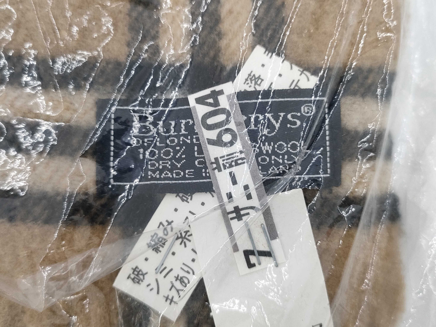 BURBERRY Nova Check Wool Scarf