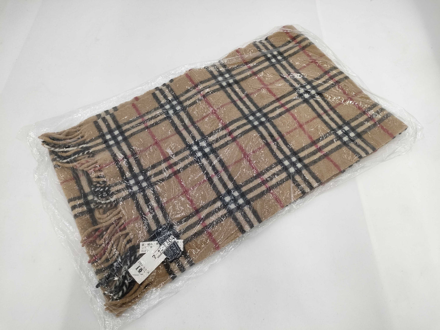 BURBERRY Nova Check Wool Scarf