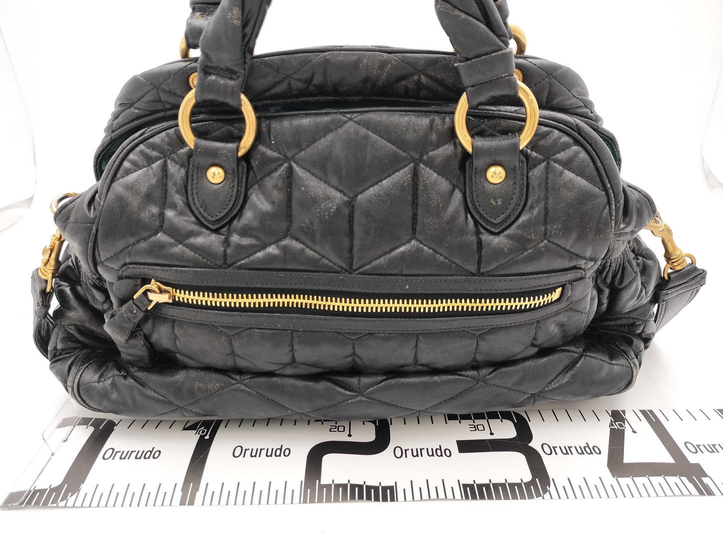Miu Miu 2-Way Shoulder Handbag Black Handbag