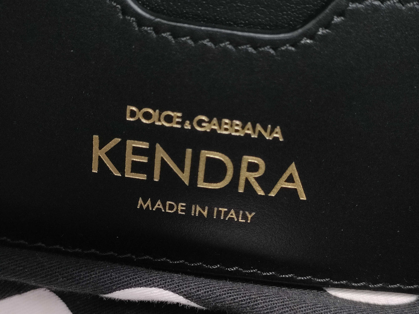 DOLCE & GABBANA Kendra Handbag with Stitch