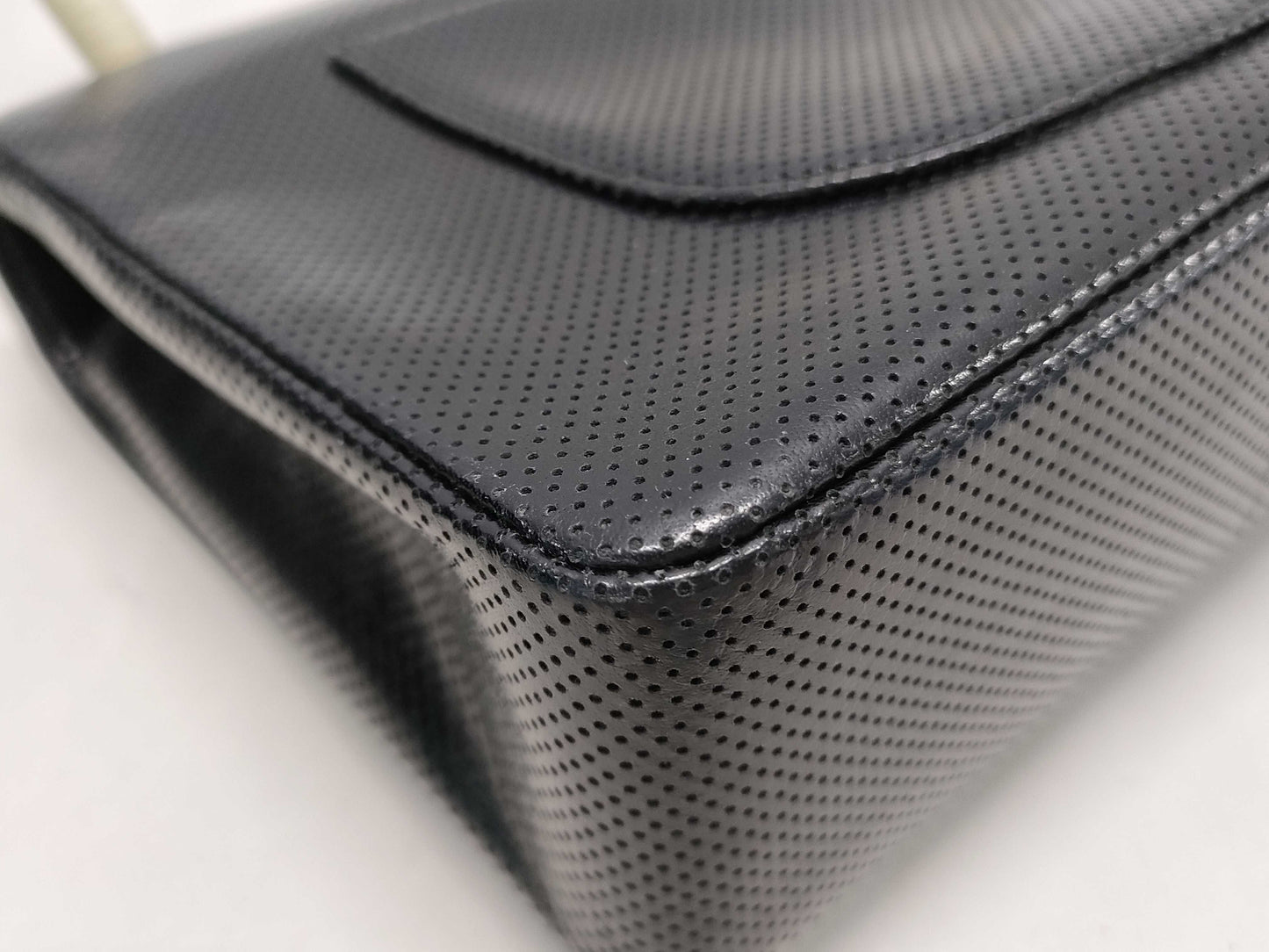 CHANEL Perforated Coco Turnlock One-Shoulder Shoulder Bag