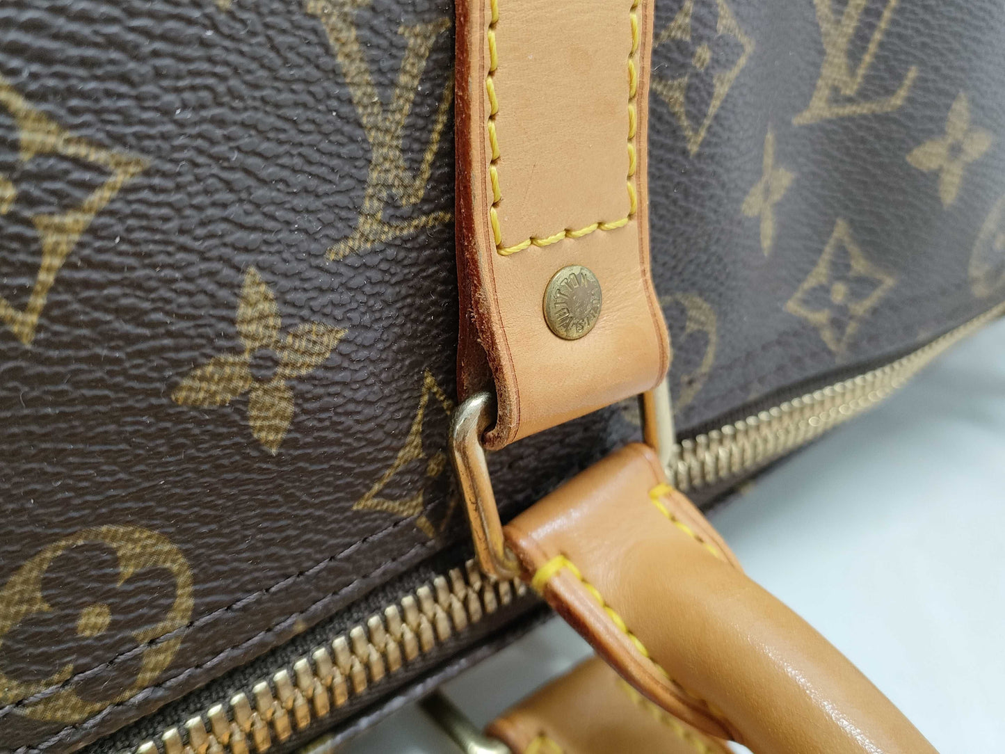 LOUIS VUITTON Monogram M41418 Keepall Bandouliere 45 Boston Bag