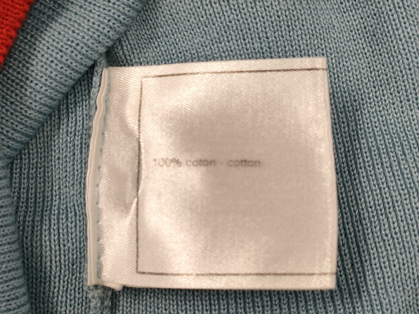 CHANEL Short Sleeve Knit Top with Coco Mark, Size 38