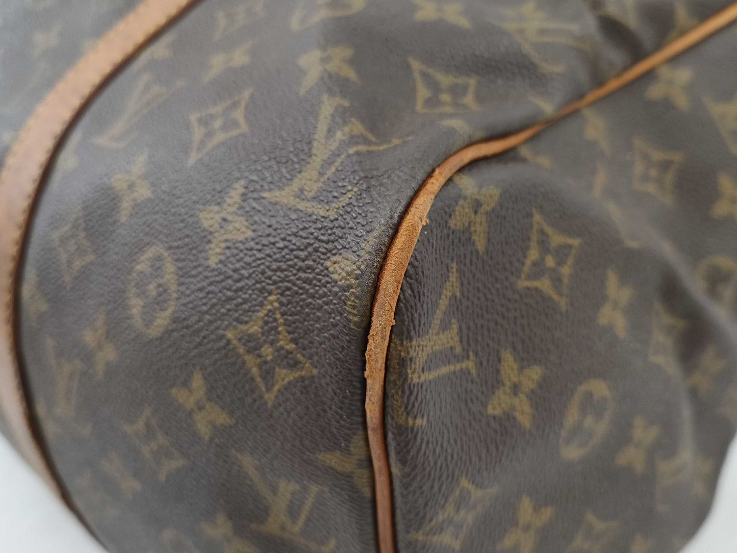 LOUIS VUITTON Monogram Sax Souple Large Boston Bag