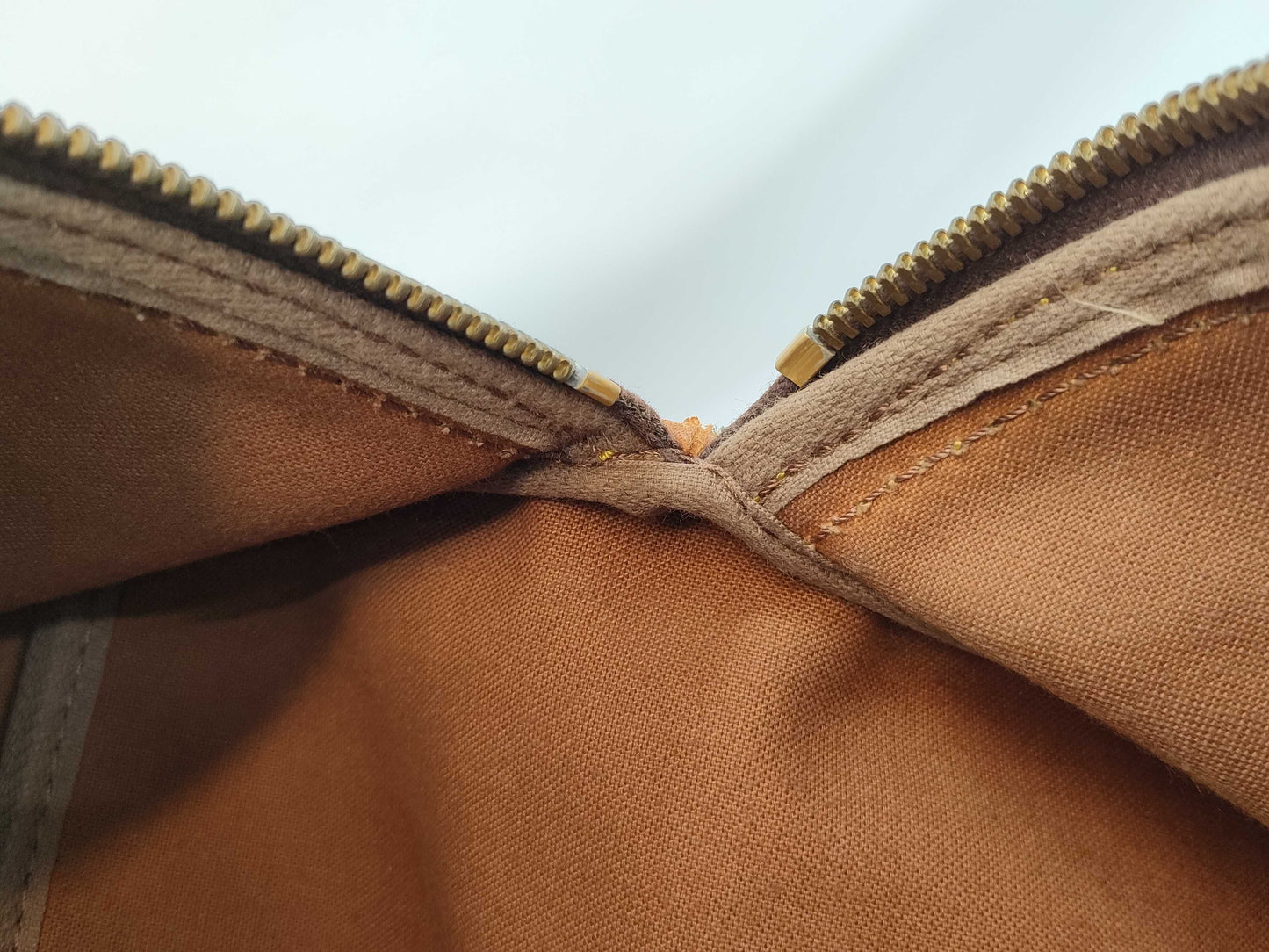 LOUIS VUITTON Monogram Sax Souple Large Boston Bag