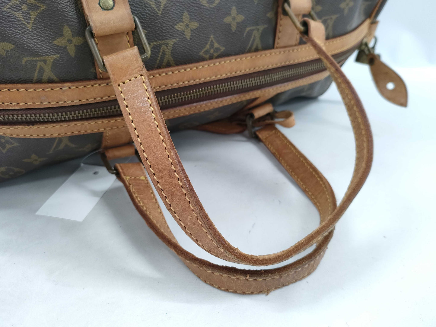LOUIS VUITTON Monogram Sax Souple Large Boston Bag
