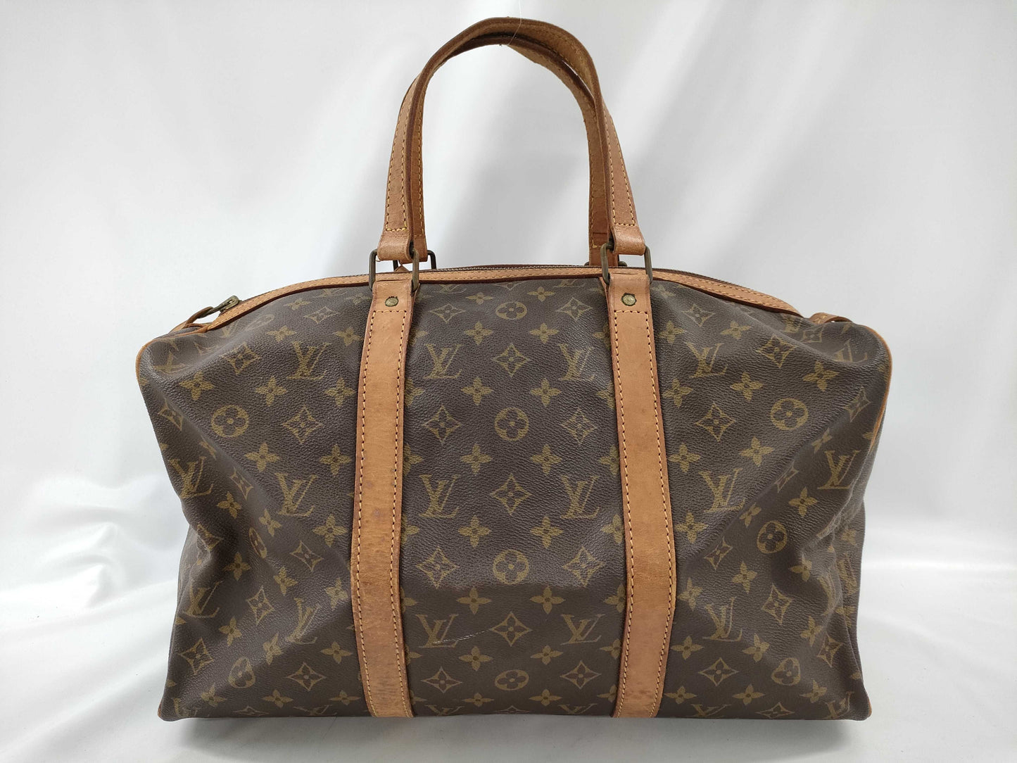 LOUIS VUITTON Monogram Sax Souple Large Boston Bag