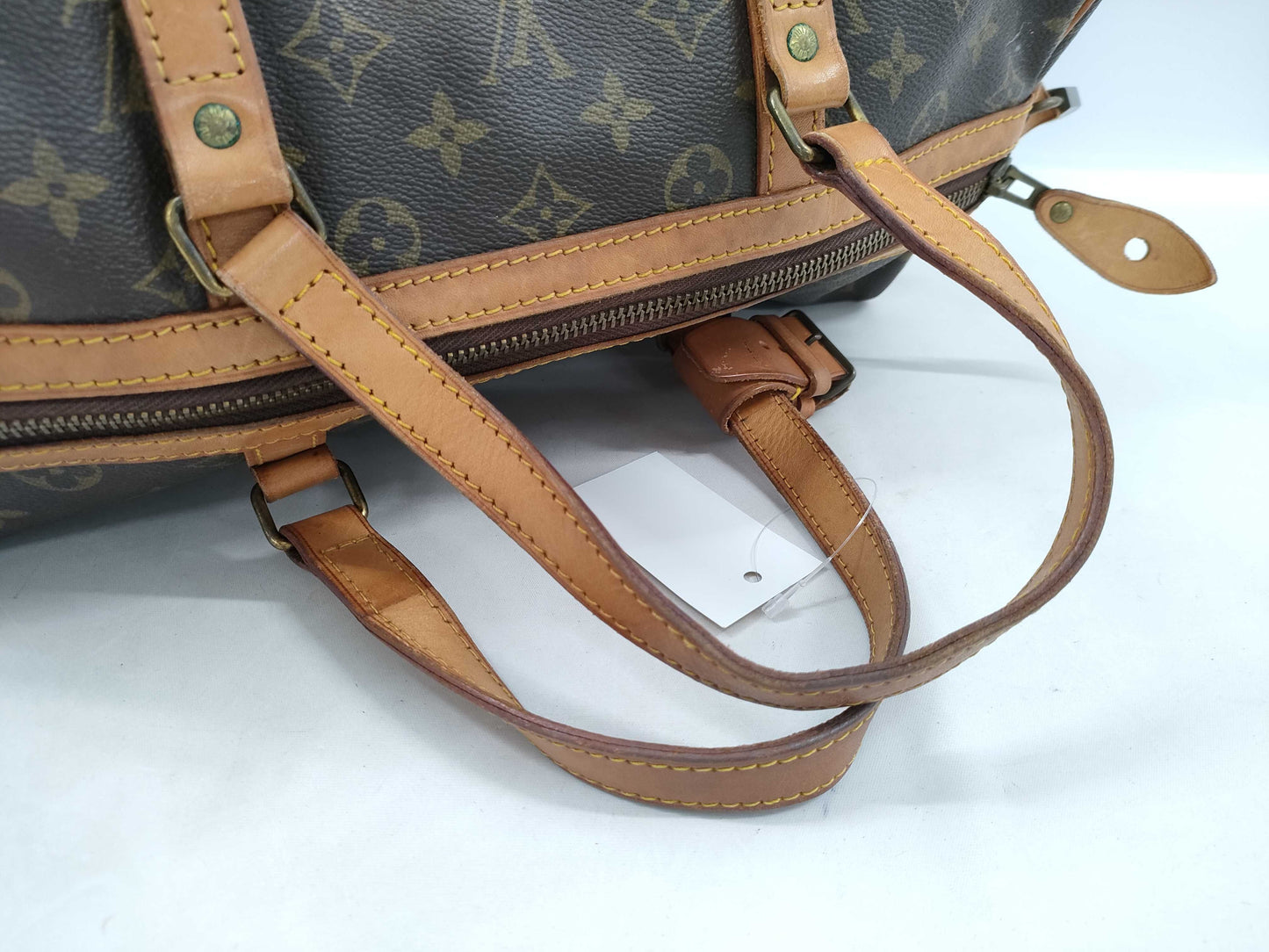 LOUIS VUITTON Monogram Sax Souple Medium Boston Bag