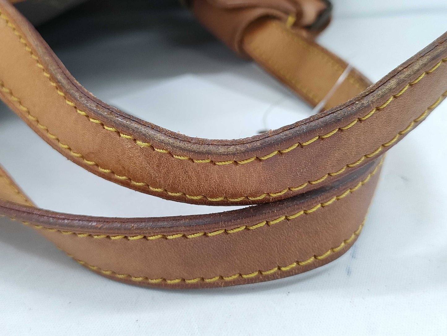 LOUIS VUITTON Monogram Sax Souple Medium Boston Bag