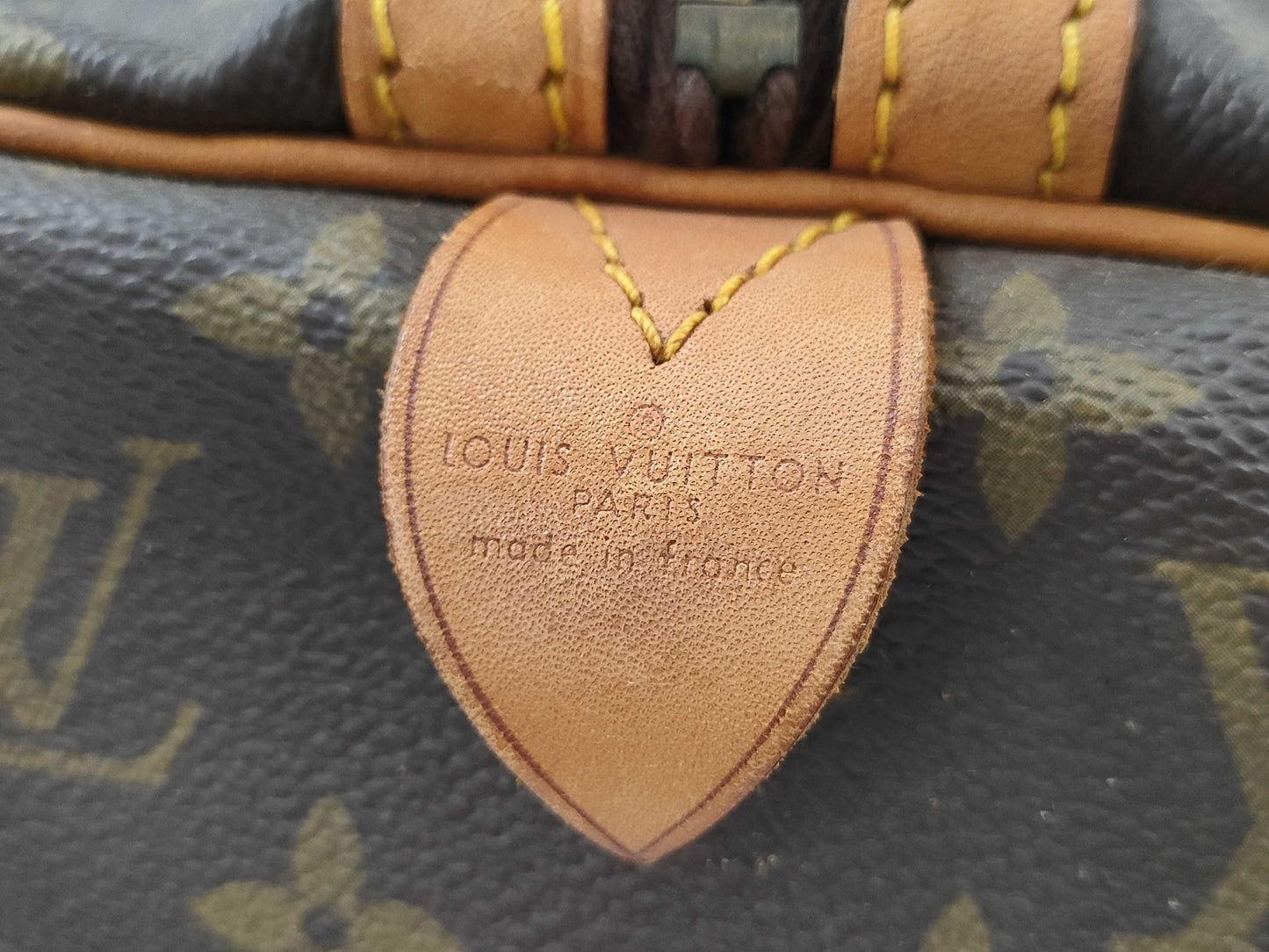 LOUIS VUITTON Monogram Sax Souple Medium Boston Bag