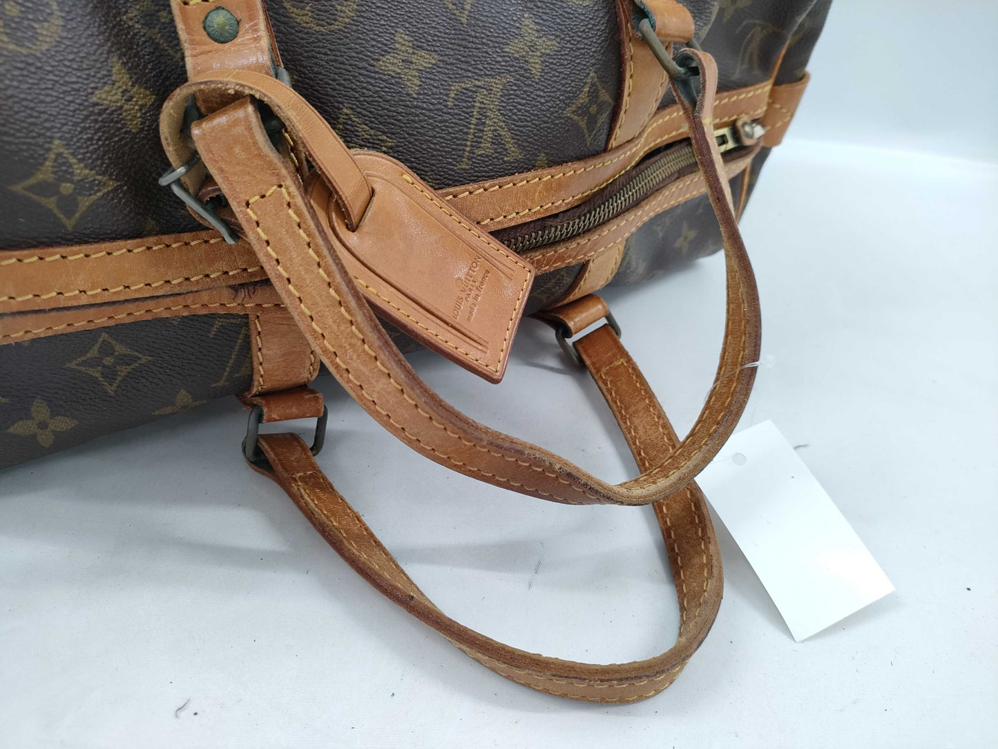 LOUIS VUITTON Monogram Sax Souple Small Boston Bag