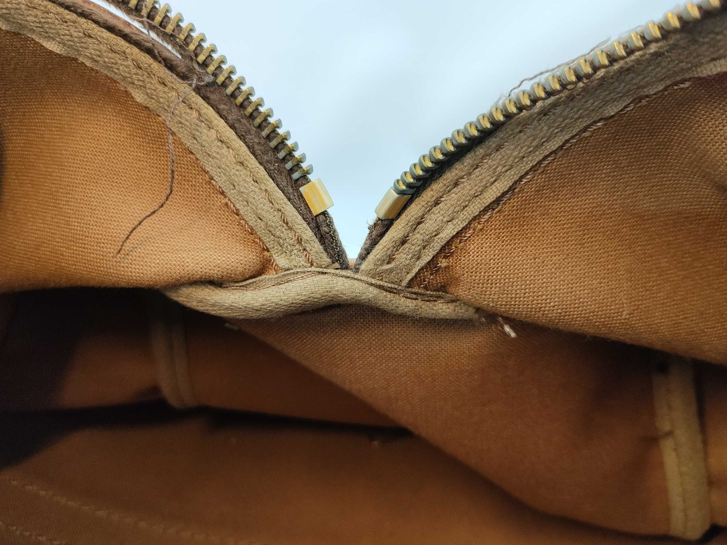 LOUIS VUITTON Monogram Sax Souple Small Boston Bag