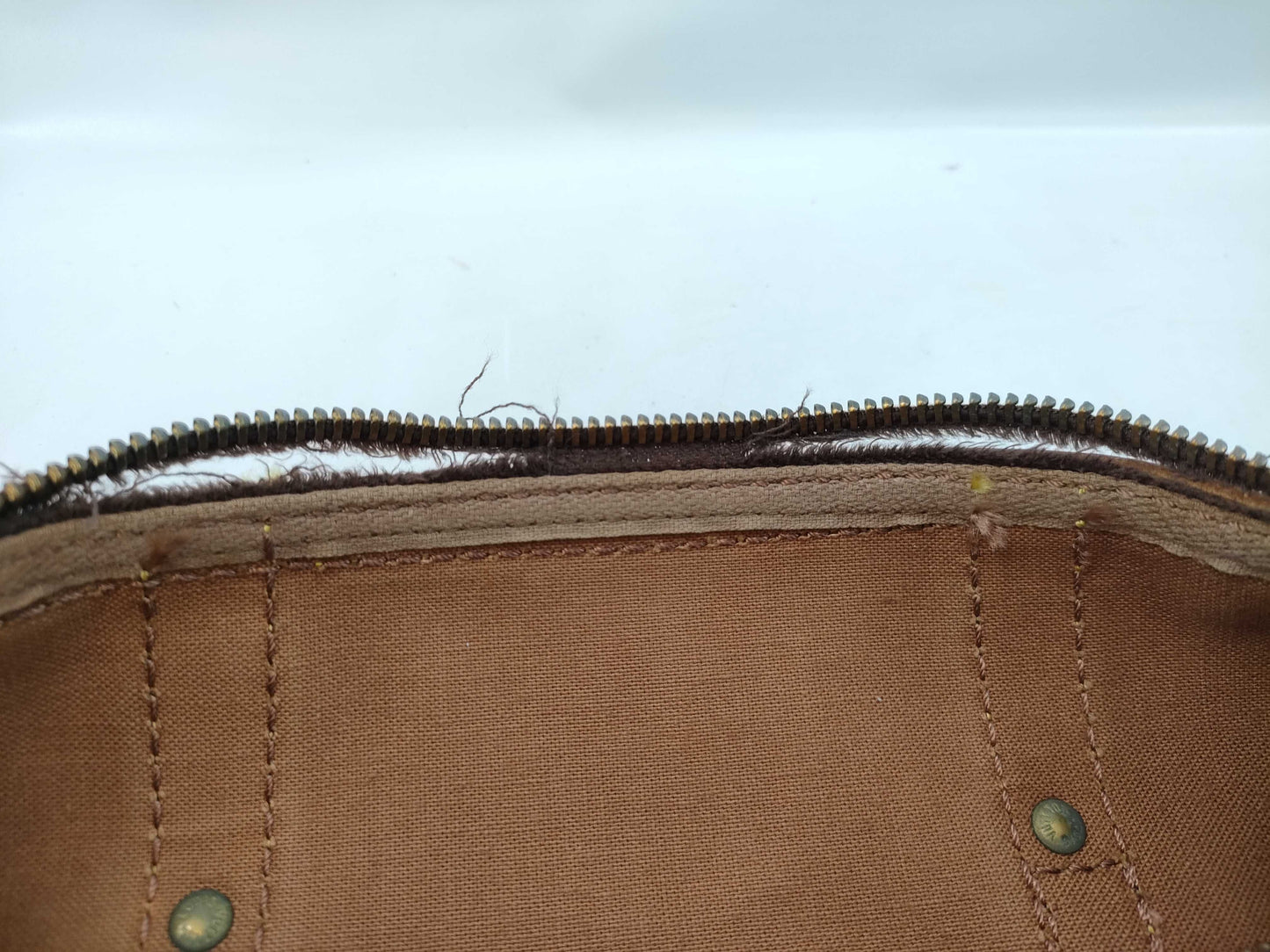 LOUIS VUITTON Monogram Sax Souple Small Boston Bag