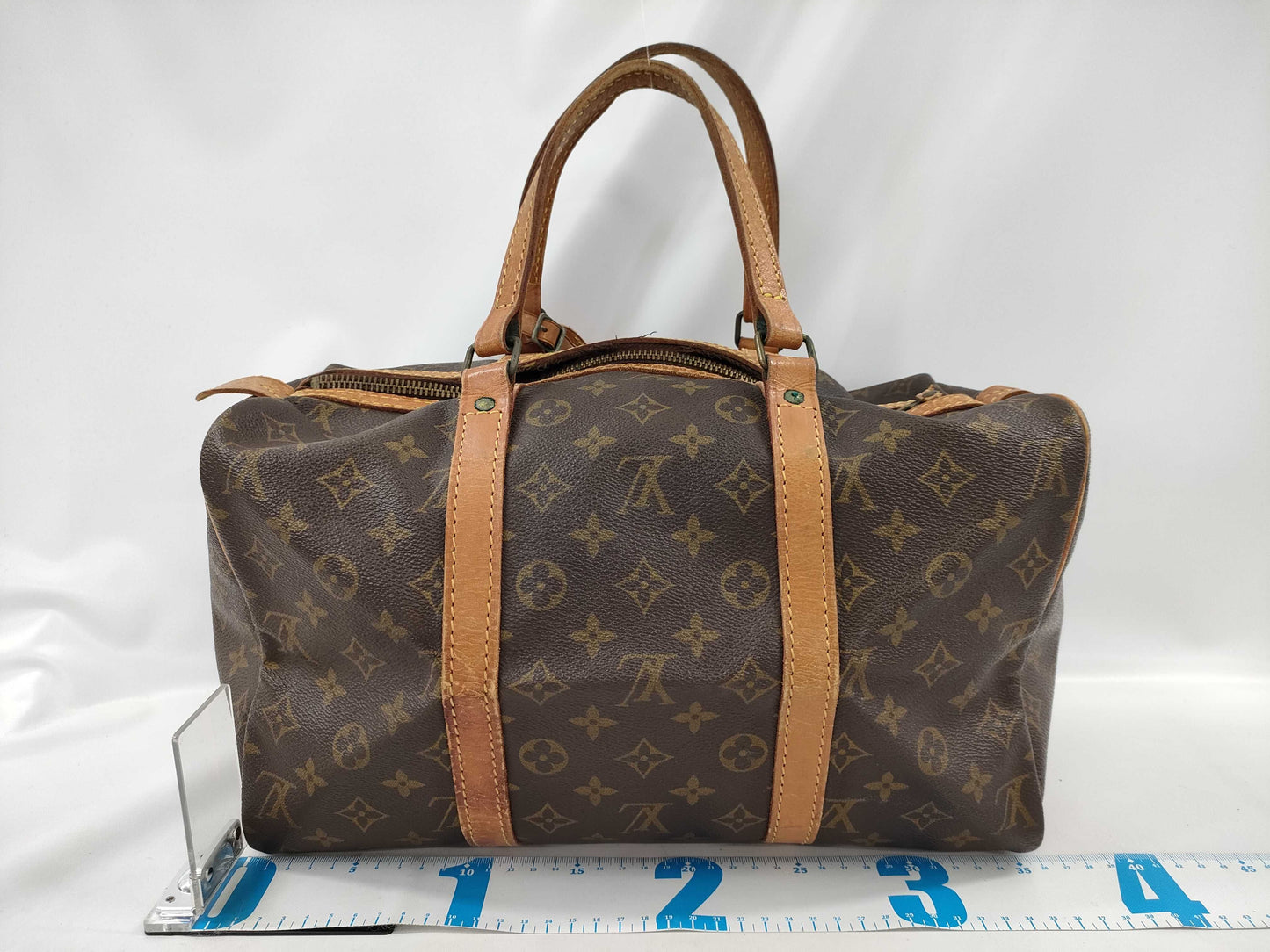 LOUIS VUITTON Monogram Sax Souple Small Boston Bag