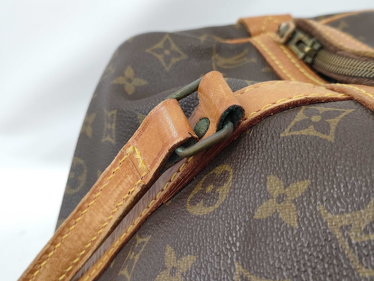 LOUIS VUITTON Monogram Sax Souple Small Boston Bag