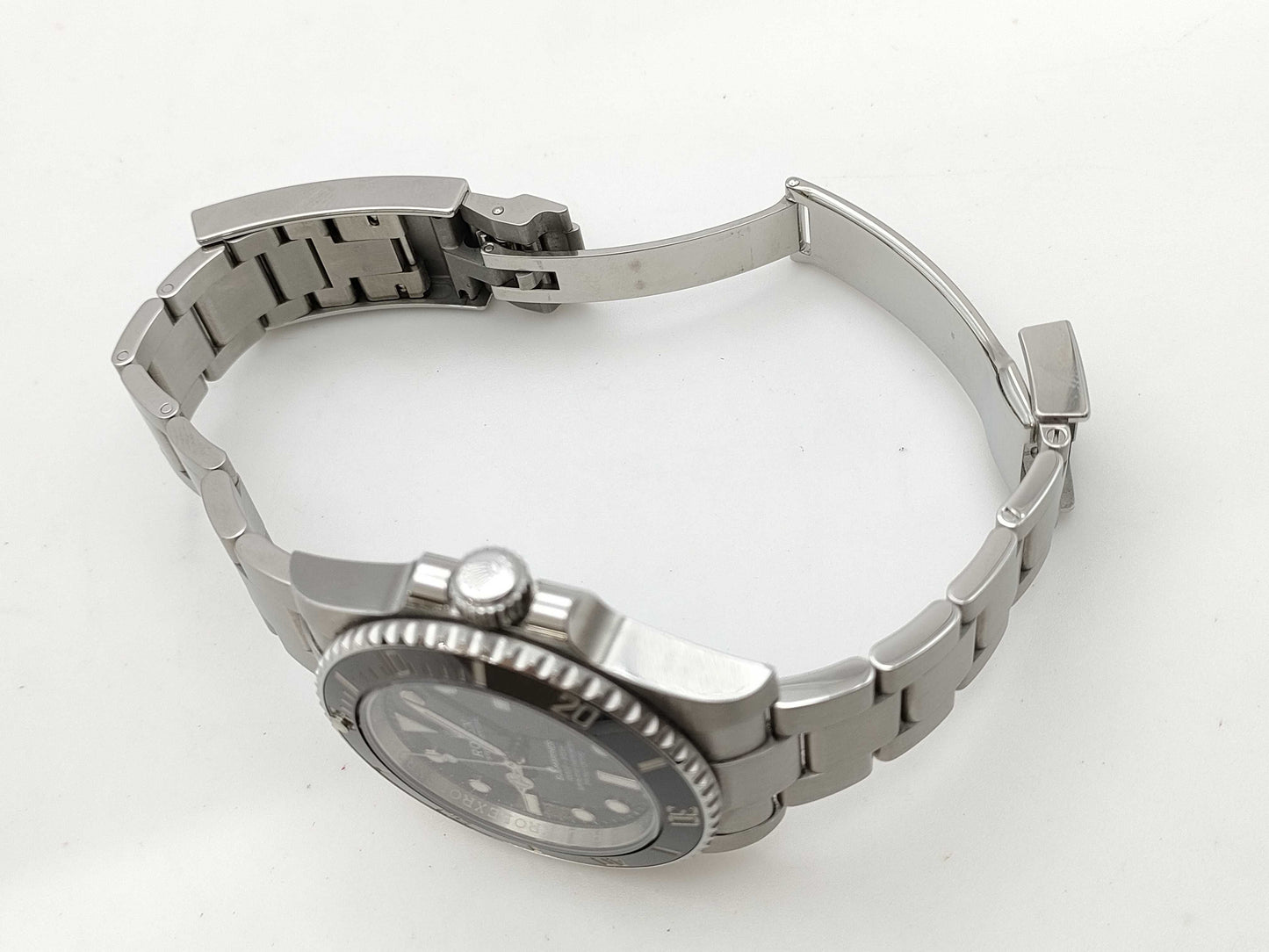 ROLEX 114060 46HQ2149 Black Dial Men's Watch
