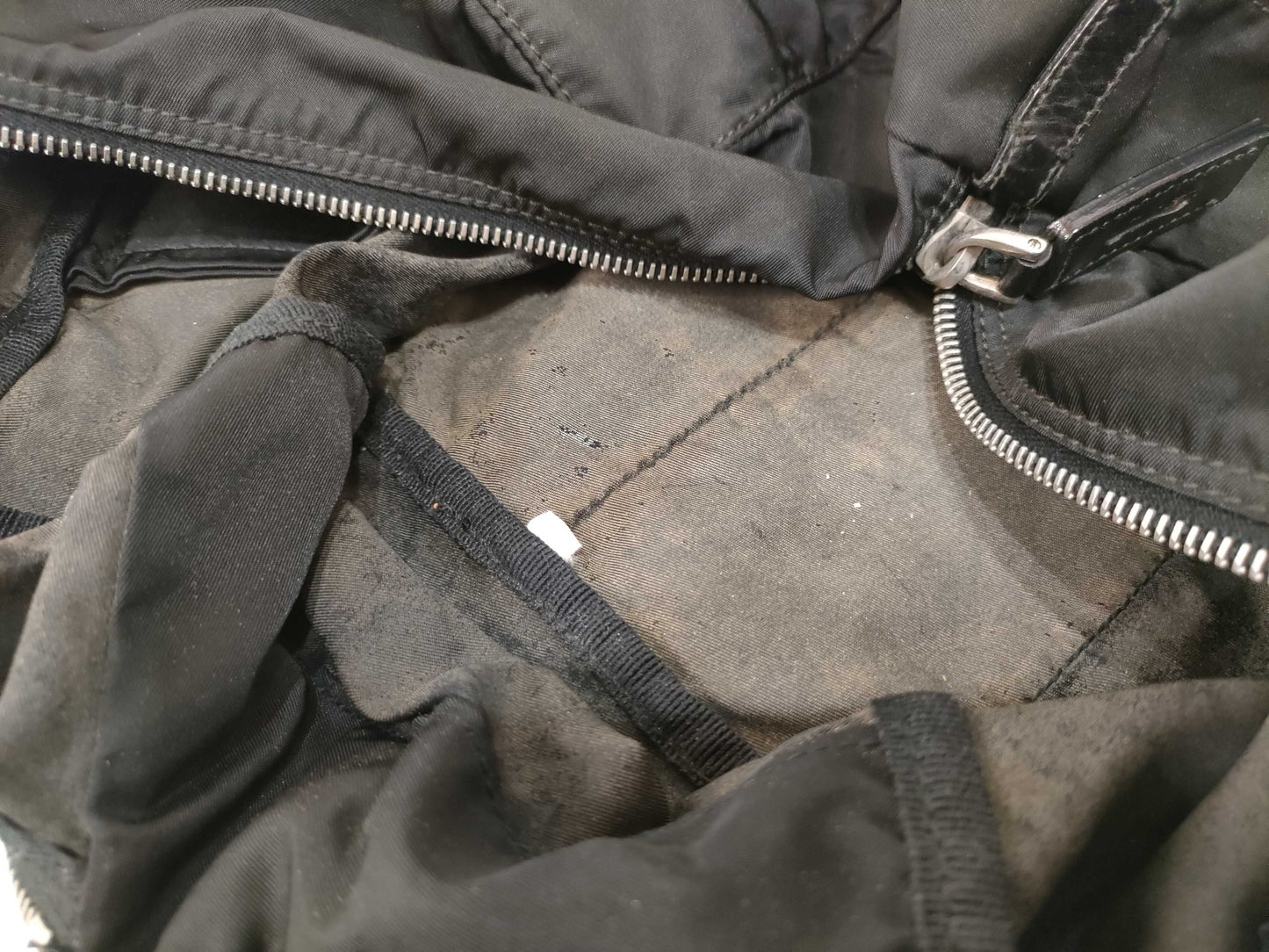 PRADA nylon tote handbag