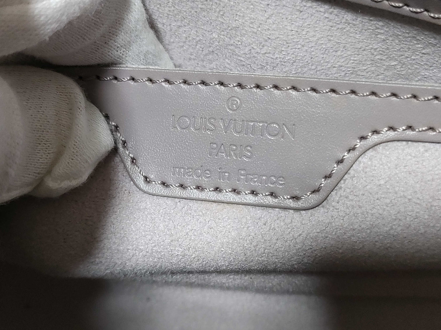 LOUIS VUITTON Epi Soufflot Handbag with Pouch