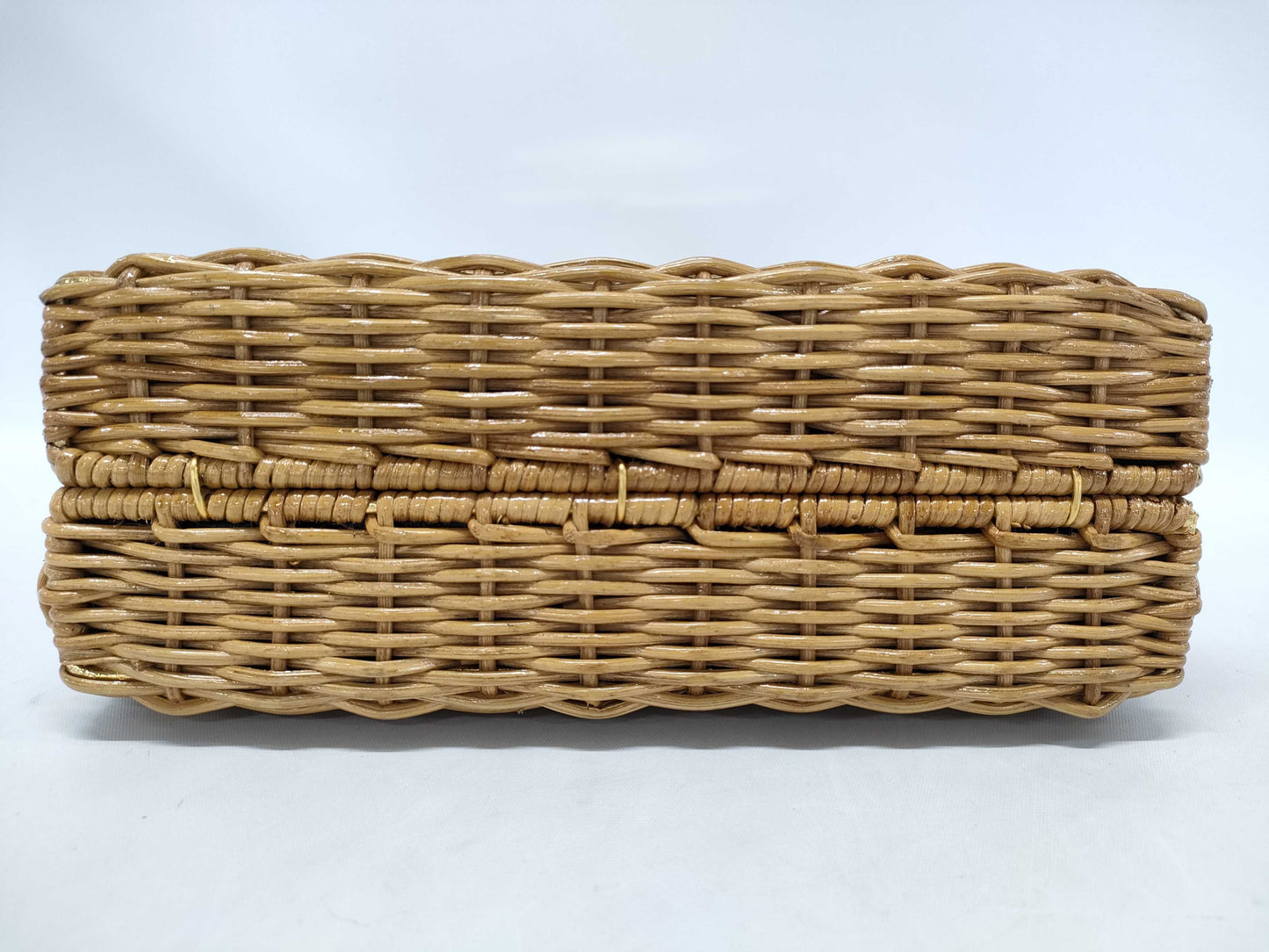 Salvatore Ferragamo Gancini Rattan Chain Shoulder Bag