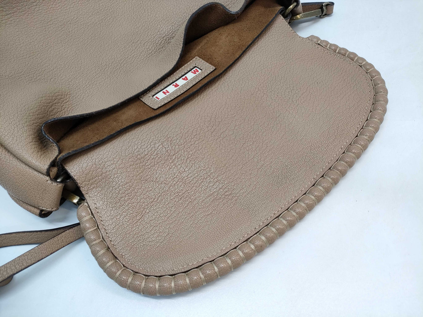 Marni Leather One-Shoulder Shoulder Bag