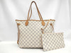 LOUIS VUITTON Damier Azur Neverfull MM Tote Bag