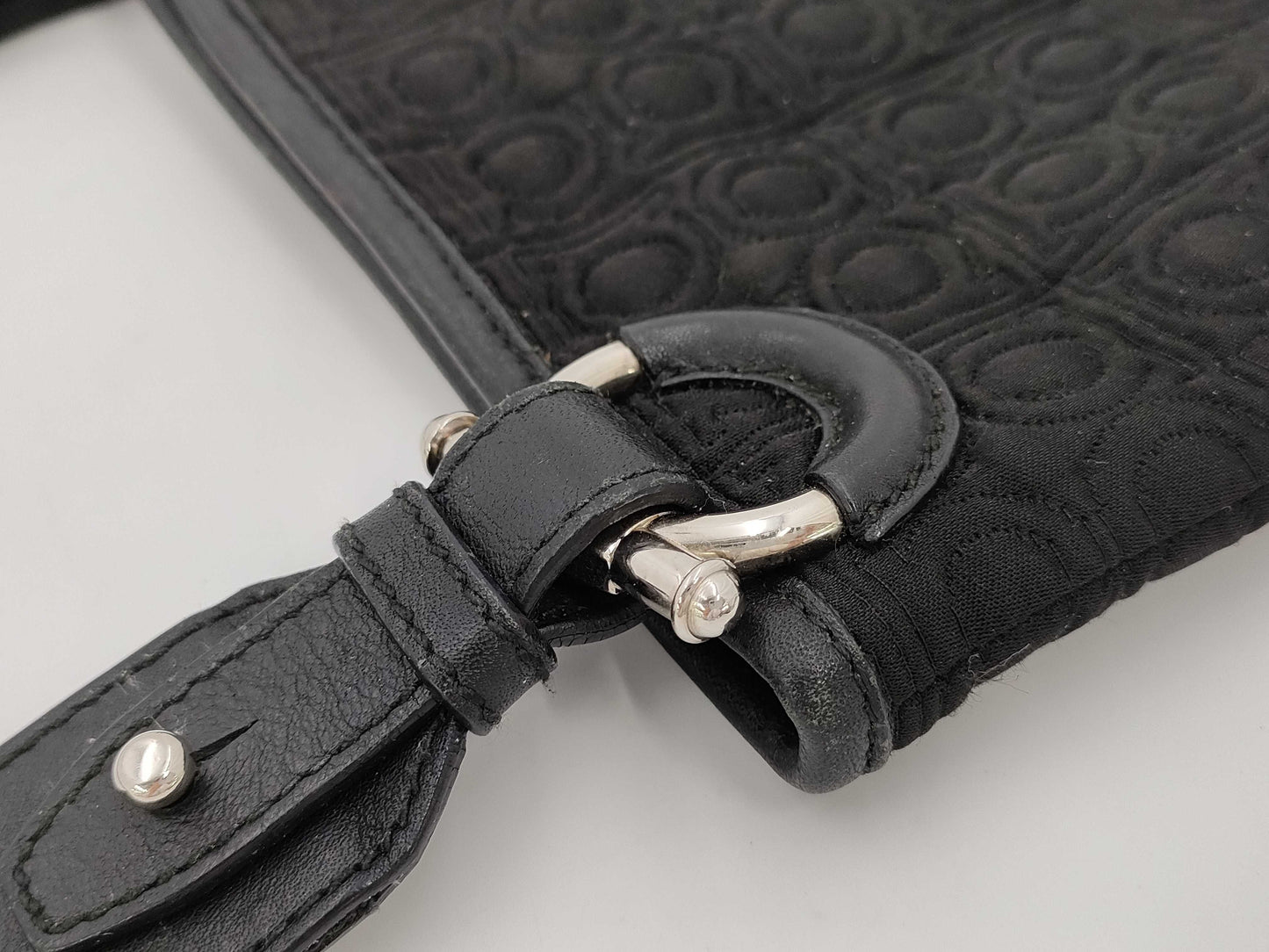 Salvatore Ferragamo Gancini One-Shoulder Shoulder Bag