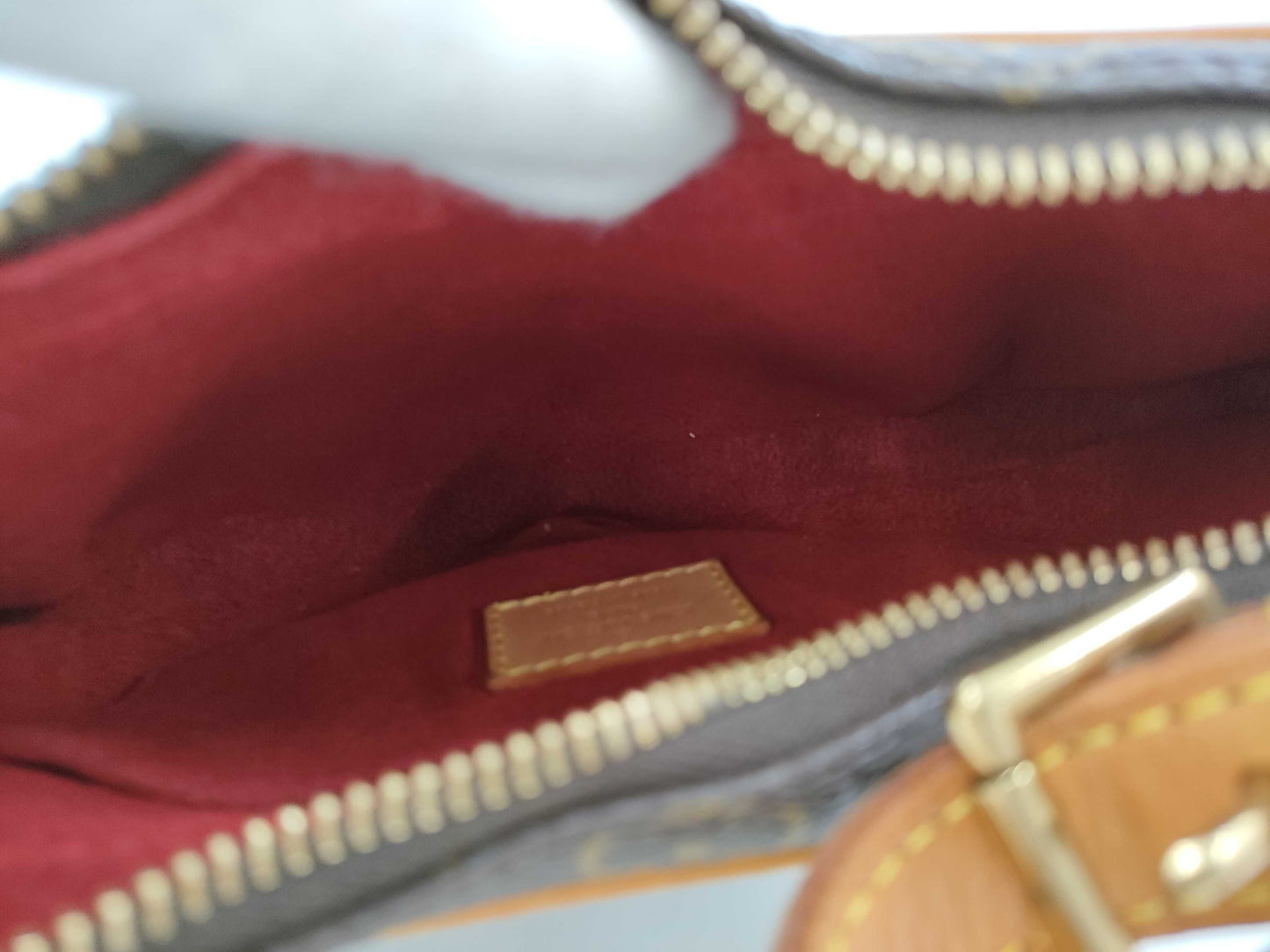 LOUIS VUITTON Monogram Pochette Croissant Handbag