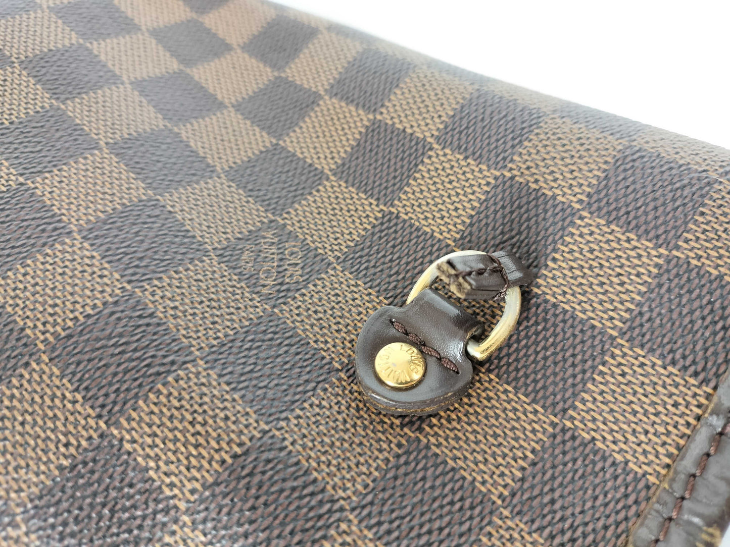 LOUIS VUITTON AR0058 Damier N51105 Neverfull MM Old Model Tote Bag