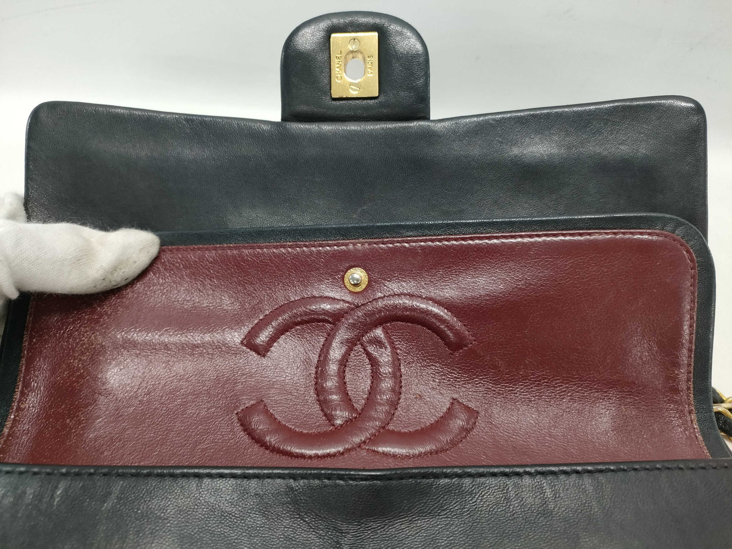 CHANEL Lambskin Matelasse 23 Chain Shoulder Bag