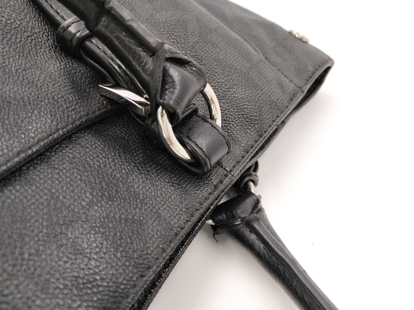 Michael Kors Leather Logo Charm Tote Bag