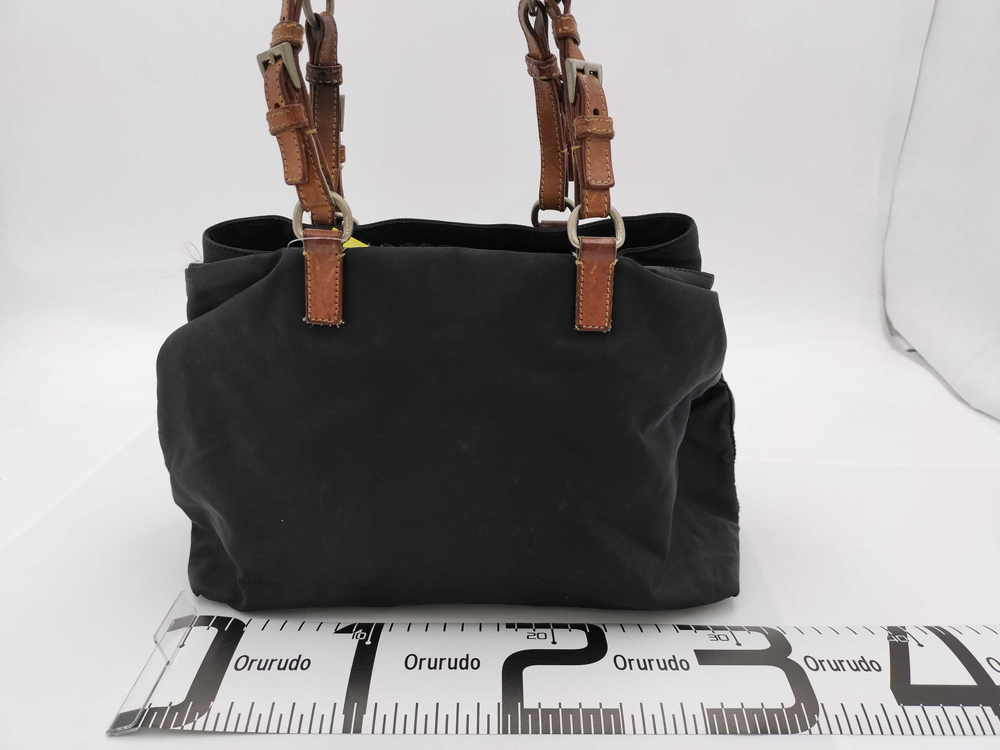PRADA Tessuto Nylon Tote Bag with White Rust Repair