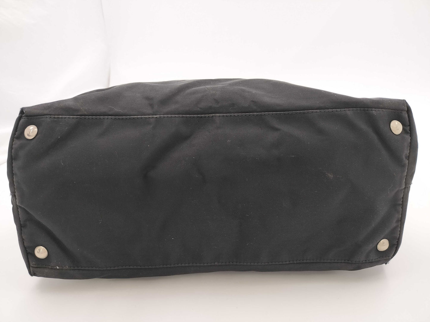 PRADA Tessuto Nylon Tote Bag with White Rust Repair