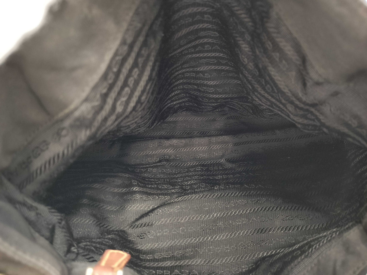 PRADA Tessuto Nylon Tote Bag with White Rust Repair