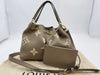 LOUIS VUITTON Monogram Empreinte M25453 Bundle Leather Two-Tone Handbag