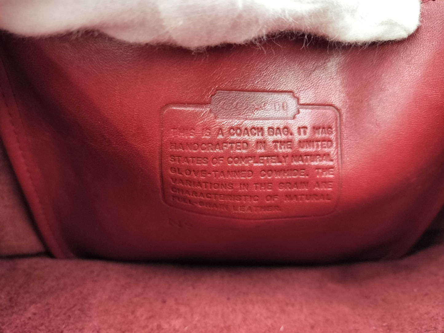 COACH 9953 Red Shoulder Bag