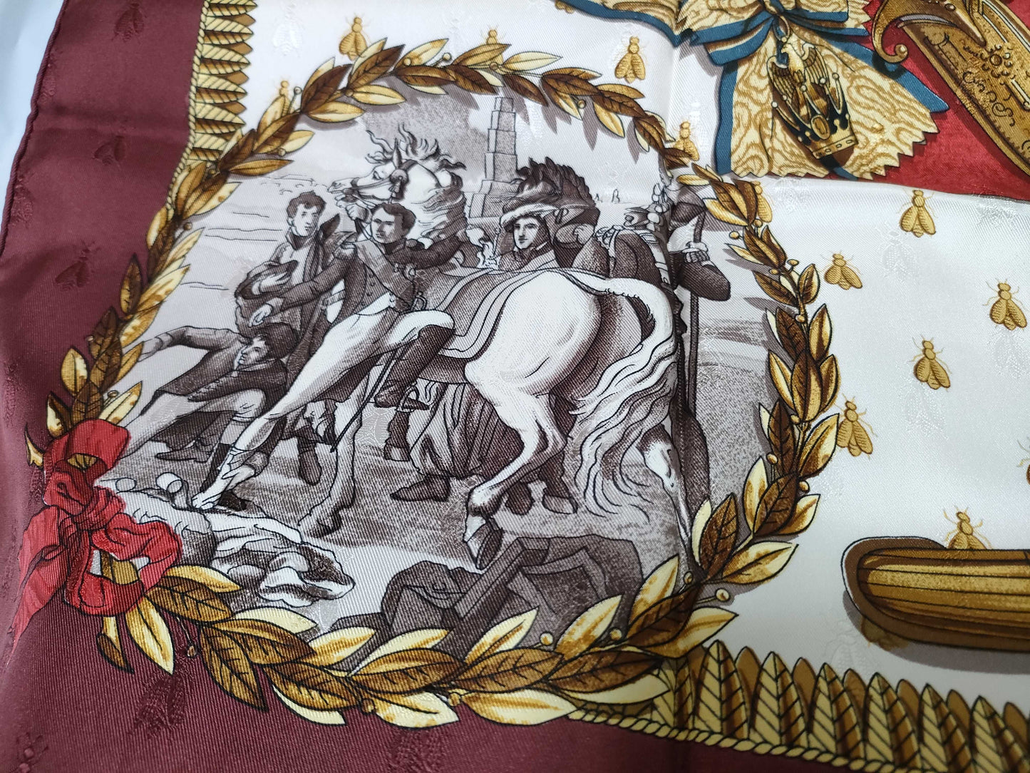 HERMES Carre Carre 90 LEDOUX Scarf