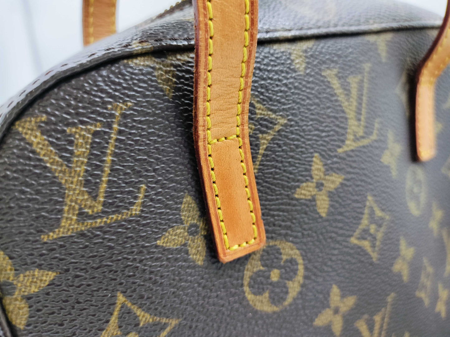LOUIS VUITTON AR0042 Monogram M47500 Spontini Handbag without Shoulder Strap